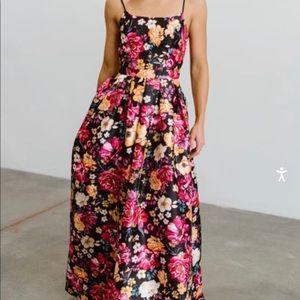 NEW floral floor length dress.